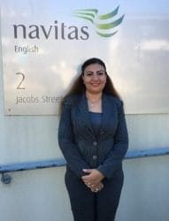 Photo of woman standing in front of Navitas