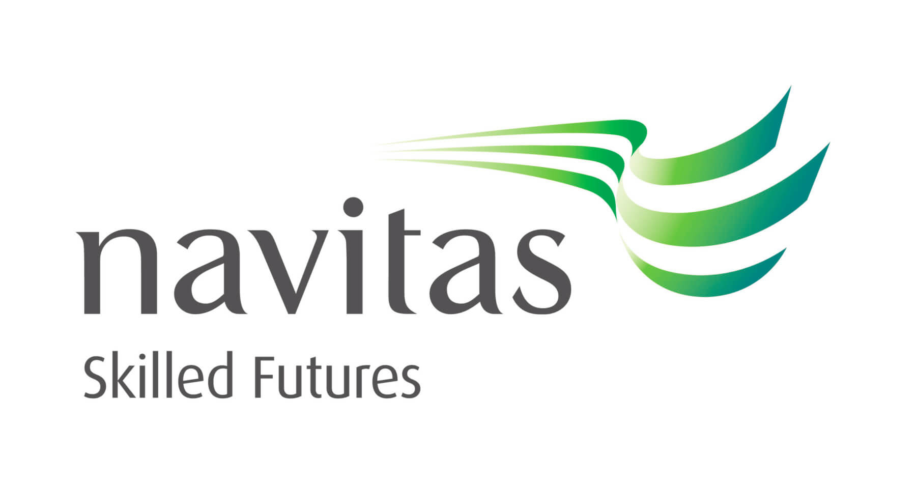 A large Navitas Skilled Futures logo for workplace training in Australia