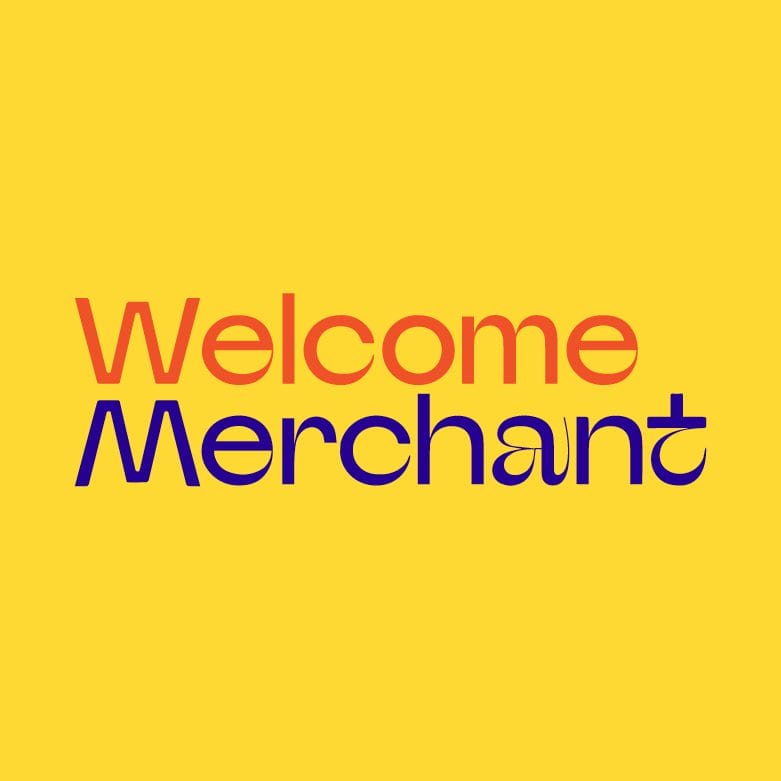 welcome merchant logo